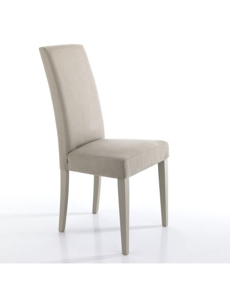 Coppia sedie da cucina imbottite Vona Rope