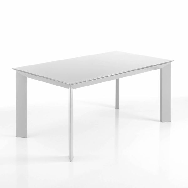 Tavolo rettangolare allungabile moderno Riddal Big White