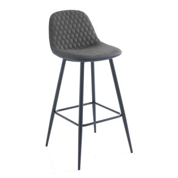 Coppia sgabelli alti da bar Lazing Grey
