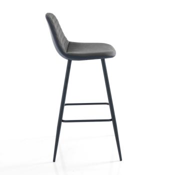 Coppia sgabelli alti da bar Lazing Grey 2