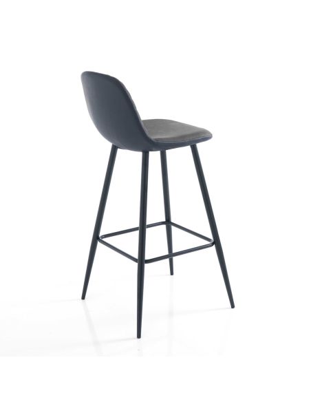 Coppia sgabelli alti da bar Lazing Grey