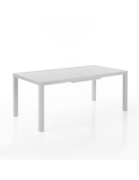 Tavolo da giardino allungabile bianco Brady 90