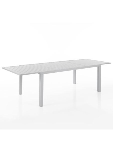 Tavolo da giardino allungabile bianco Brady 100