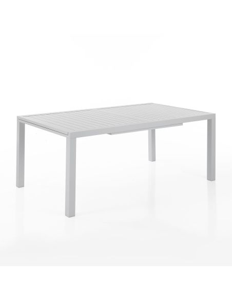 Tavolo da giardino allungabile bianco Brady 100