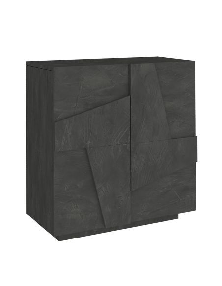 Scarpiera moderna a due ante e 4 ripiani Taylor Slate Scarpiera moderna a due ante e 4 ripiani Taylor Slate