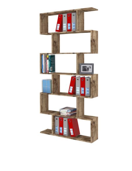 Libreria a giorno moderna Lombard Maple