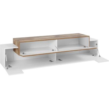Mobile porta TV 200 cm laccato lucido Krisen Maple 2