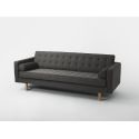 Divano 3 posti design in tessuto Algard Wood Steel