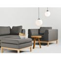 Poltrona da camera moderna Rusdal Wood Grey
