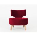 Poltroncina da salotto moderna Mykland Cranberry