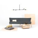 Divano 3 posti design moderno Davik Dust