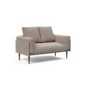 Divano letto singolo sfoderabile Rollo - 318 Cordufine Beige