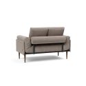 Divano letto singolo sfoderabile Rollo - 318 Cordufine Beige