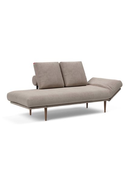 Divano letto singolo sfoderabile Rollo - 318 Cordufine Beige