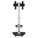 Carrello porta TV Agile regolabile e ruotabile