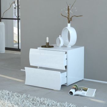 Comodino moderno 2 cassetti Surf 2C 2
