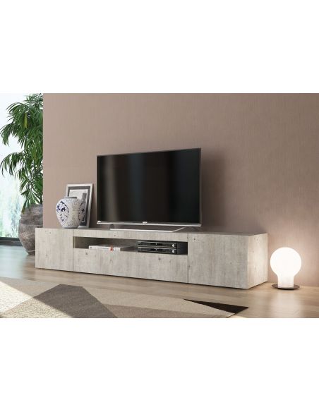 Mobile TV in legno MDF Bandol Cement