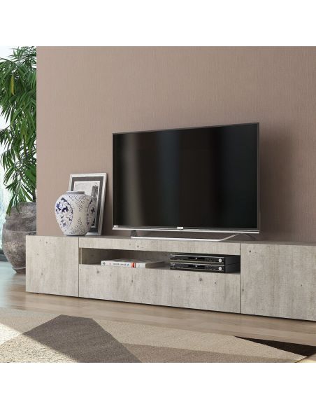 Mobile TV in legno MDF Bandol Cement