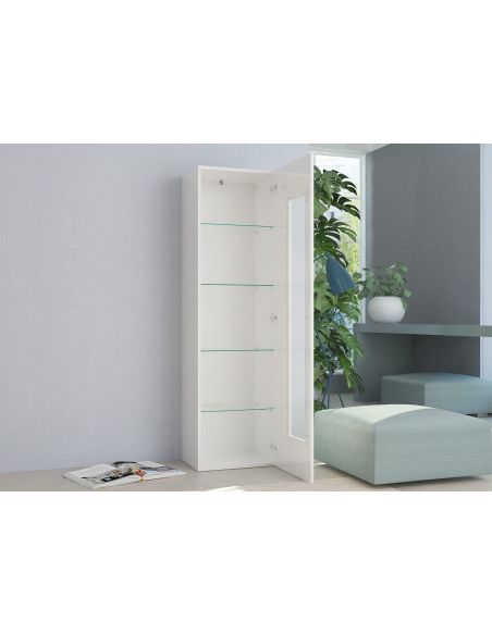 Vetrina da soggiorno moderna Bandol Shelf White