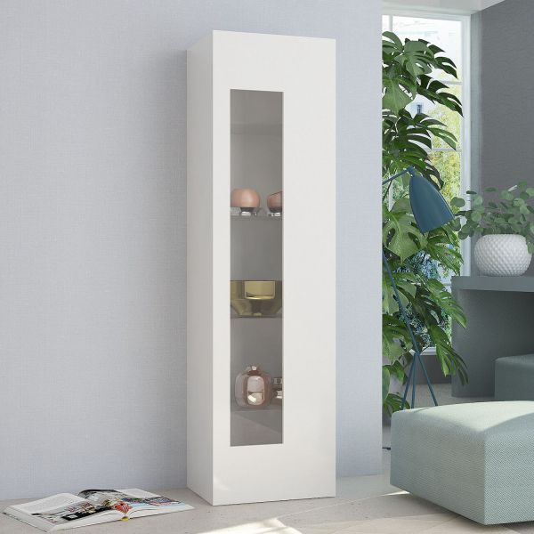 Vetrina da soggiorno moderna Bandol Shelf White