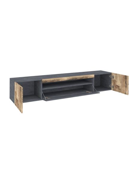 Mobile per TV moderno Bandol 200 Slate Maple