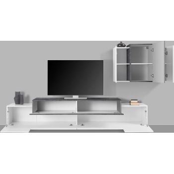 Parete attrezzata moderna Krisen 240 White Report 2