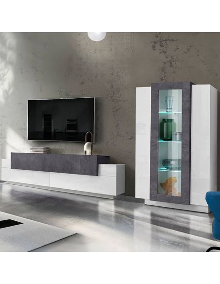 Parete attrezzata moderna Krisen Living WR Parete attrezzata moderna Krisen Living WR