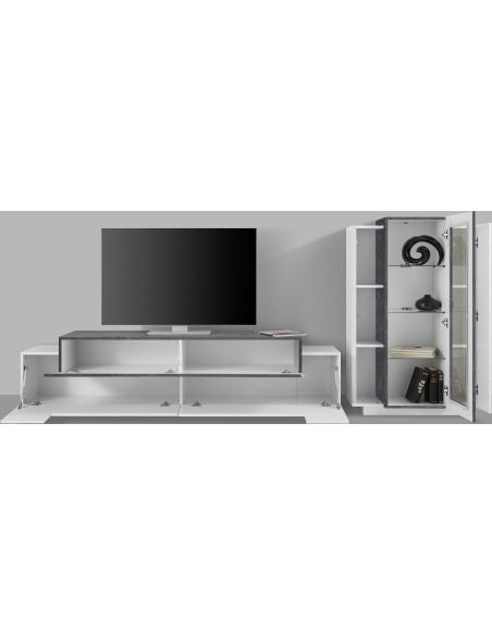 Parete attrezzata moderna Krisen Living WR Parete attrezzata moderna Krisen Living WR