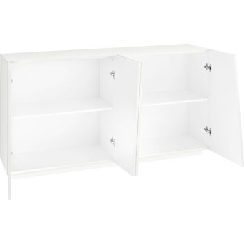 Credenza moderna bianco lucido Annabel 160 White 2