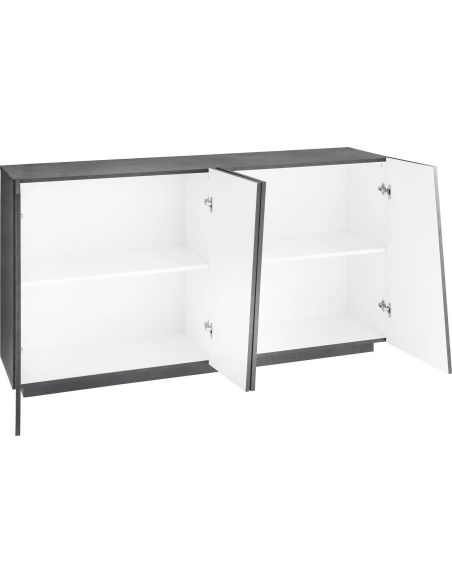 Madia moderna a 4 ante Annabel 160 Slate