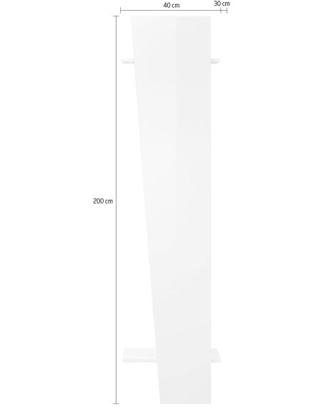 Appendiabiti da terra per ingresso Annabel Slate