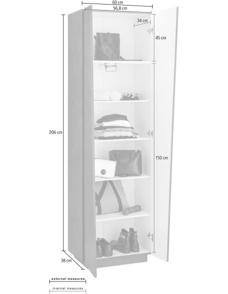 Armadio camera da letto Annabel White Armadio camera da letto Annabel White