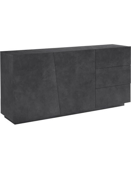 Credenza moderna Annabel 2A/3C Slate