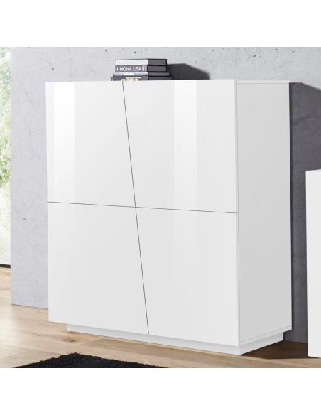 Credenza cucina design moderno Annabel 4A White