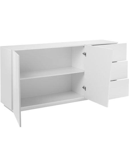 Credenza moderna Annabel 2A/3C White