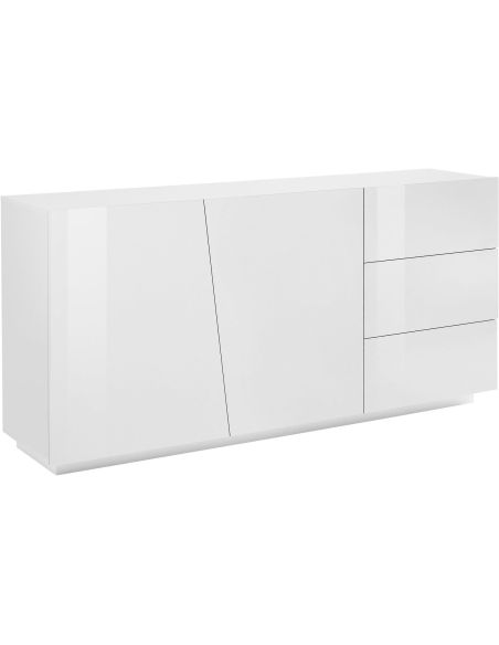 Credenza moderna Annabel 2A/3C White