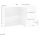 Madia moderna Annabel 2A/3C 140 White
