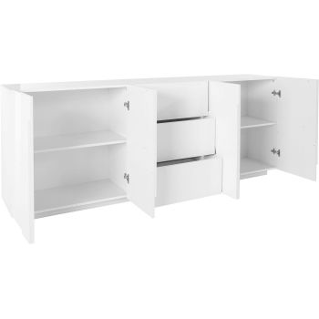 Madia moderna da cucina Taylor 4A/3C White 2