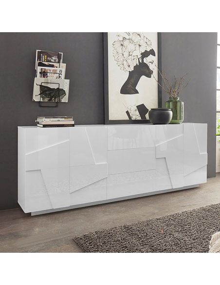 Madia moderna da cucina Taylor 4A/3C White