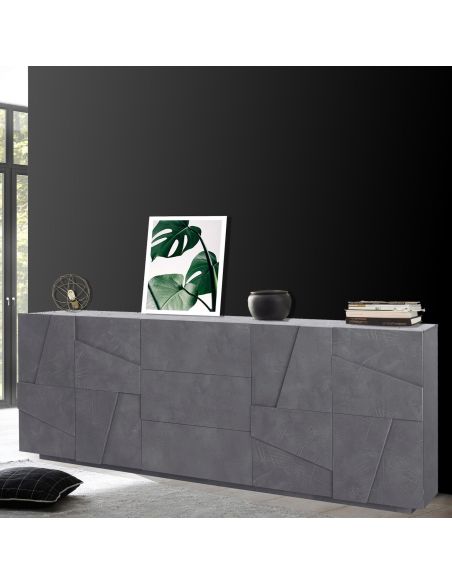 Credenza moderna Taylor 4A/3C Slate
