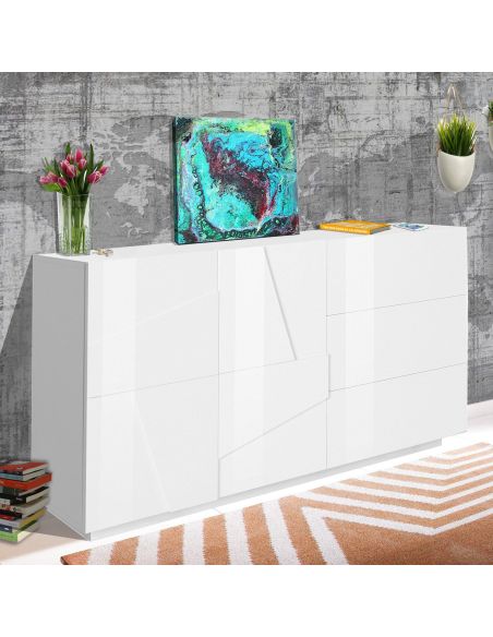 Madia design moderno Taylor 2A/3C White