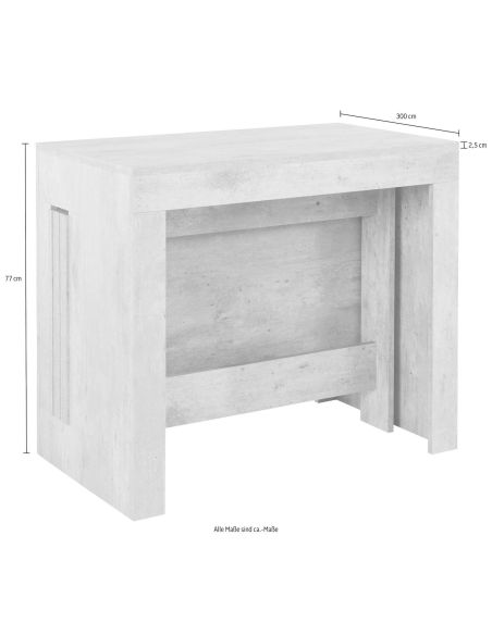 Tavolo consolle allungabile Rapida Maple