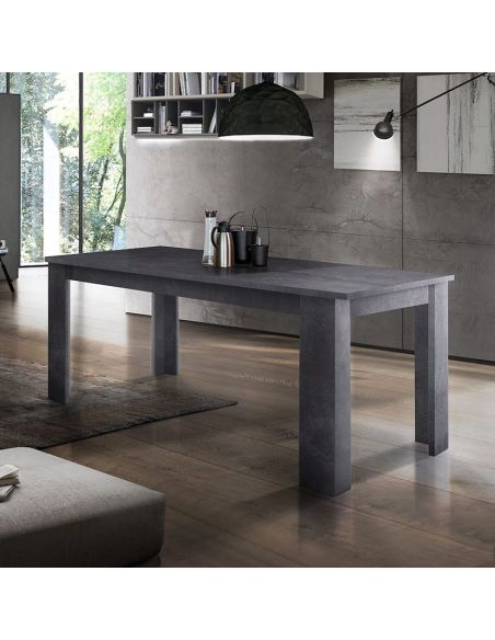 Tavolo rettangolare allungabile Dolphy 160 Slate Tavolo rettangolare allungabile Dolphy 160 Slate
