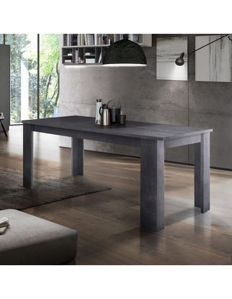 Tavolo rettangolare allungabile Dolphy 140 Slate