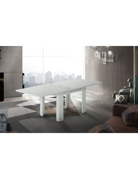 Tavolo quadrato allungabile Dolphy 90 Larch