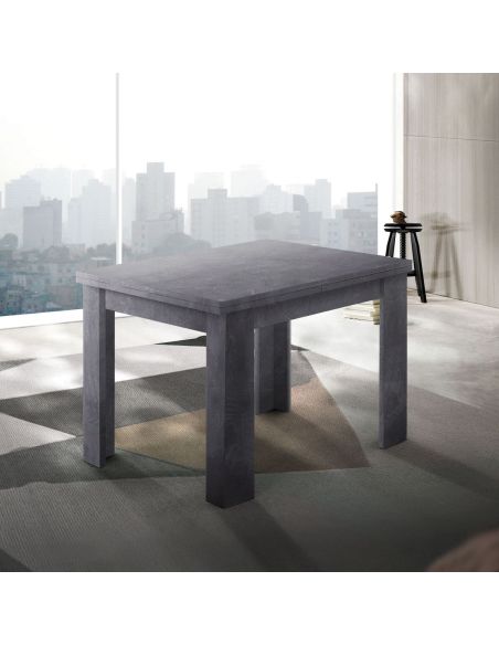 Tavolo quadrato allungabile Dolphy 90 Slate