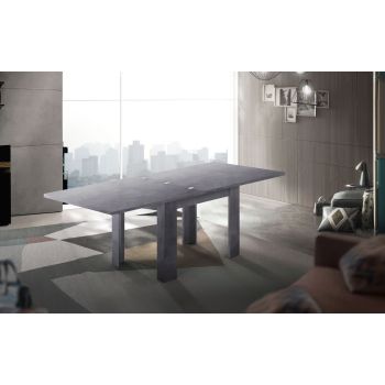 Tavolo quadrato allungabile Dolphy 90 Slate 2