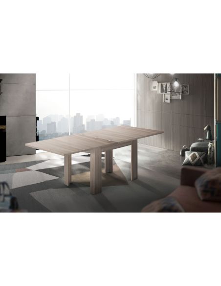 Tavolo quadrato allungabile Dolphy 90 Elm