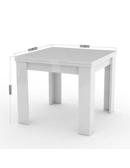 Tavolo quadrato allungabile Dolphy 90 CW