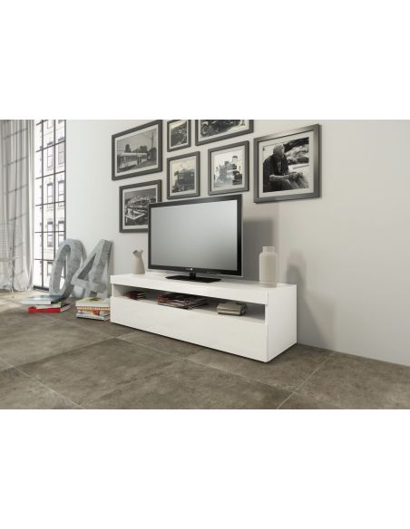 Mobiletto TV moderno Vidar 130 White